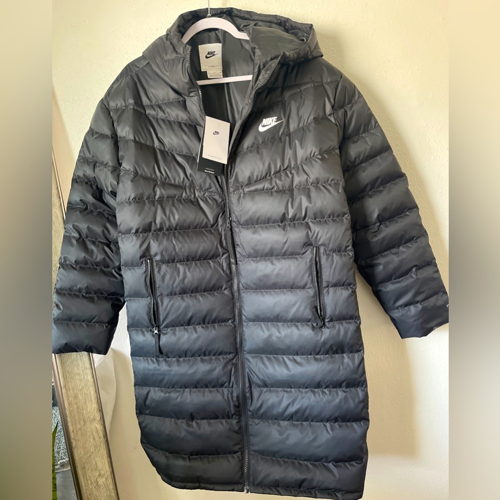 Black Nike Puffer Coat